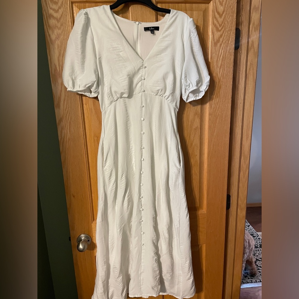 Lulus Midi Dress with Pockets